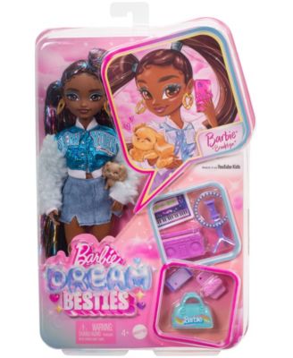 Dream Besties Barbie Brooklyn Fashion Doll with 8 Video Music Themed Accessories