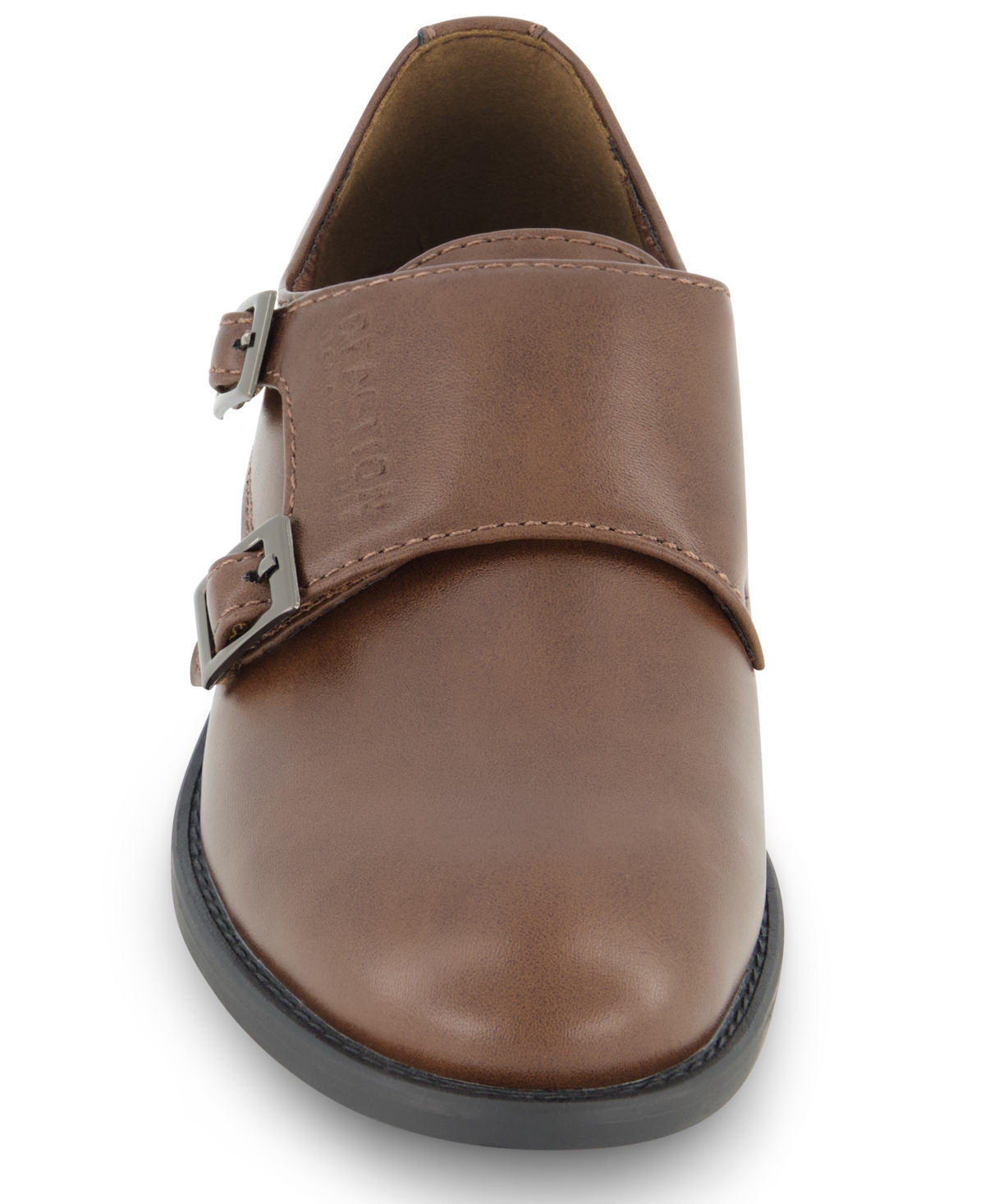 Kenneth Cole New York Little & Big Boys Damian Monk-strap Shoes In Chocolate