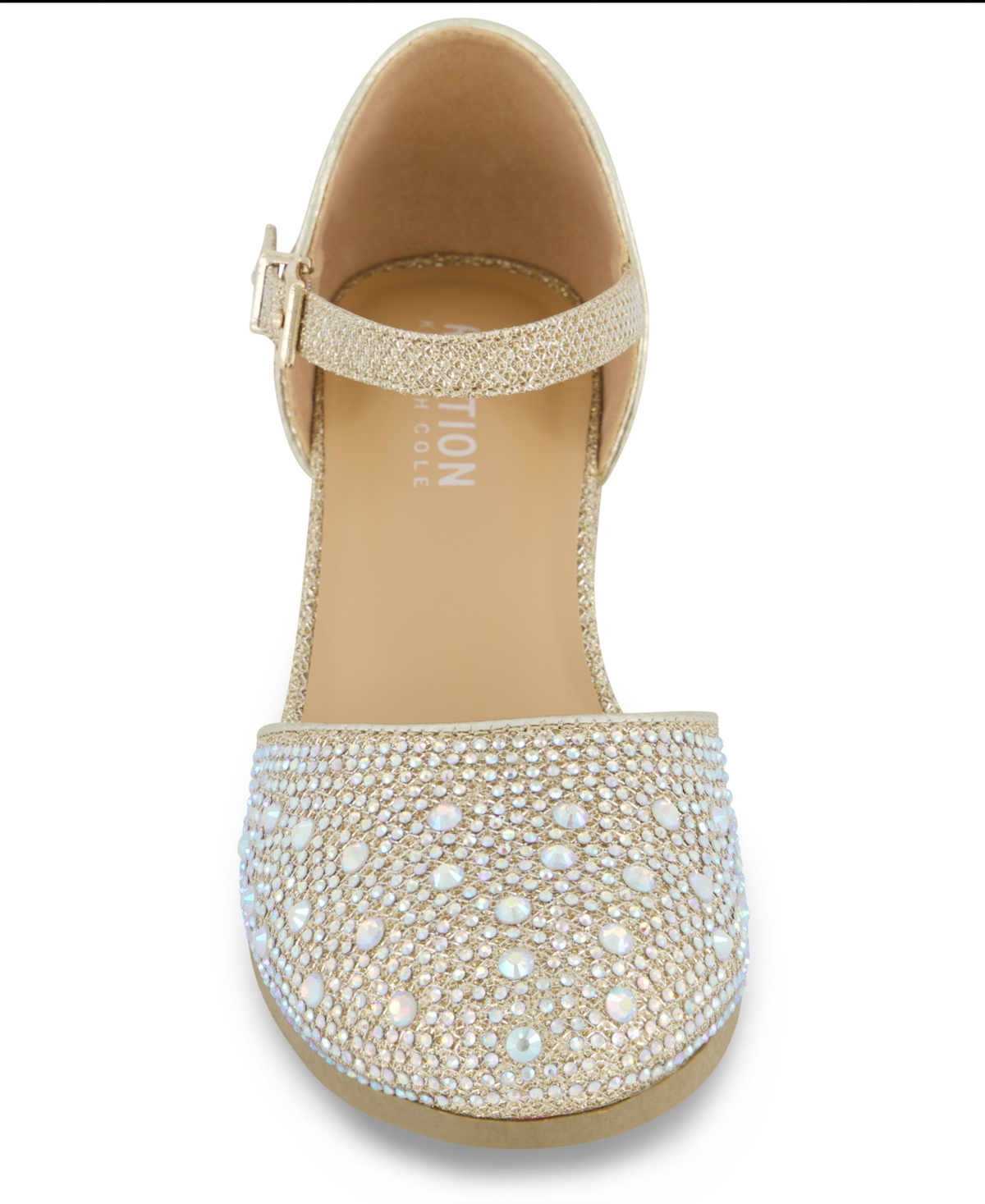 Shop Kenneth Cole New York Little & Big Girls Tatiana Edda Shoes In Soft Gold