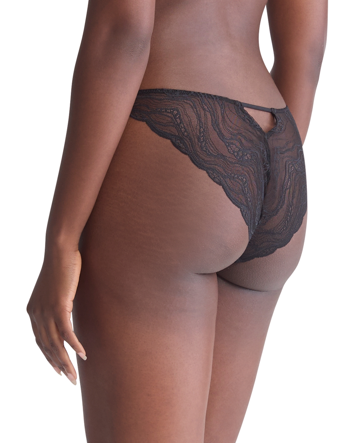 Calvin Klein Women's Essentials Lace Bikini Underwear  - Ub1 Black