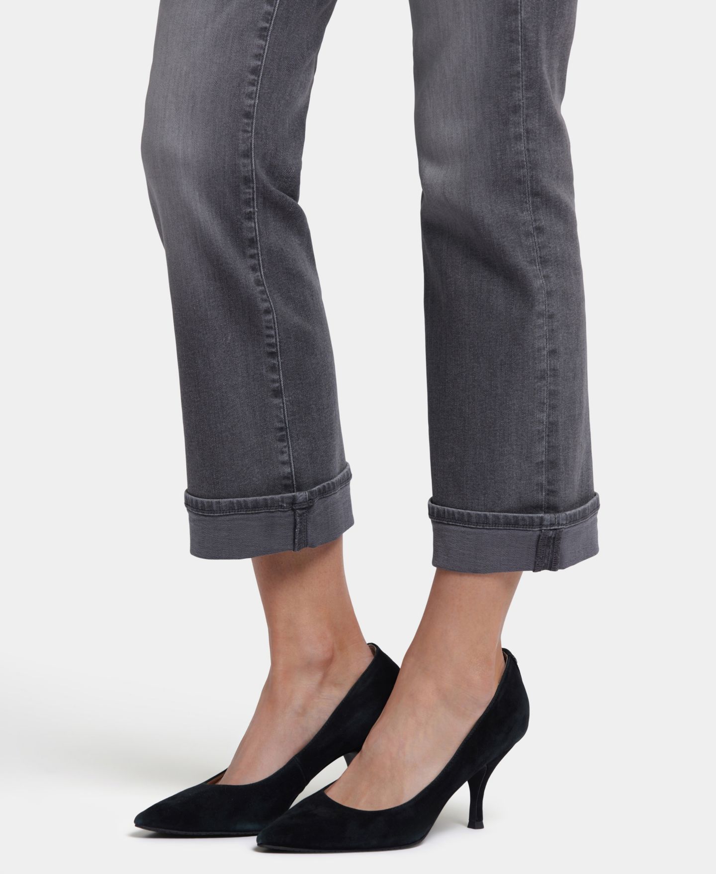 Женские джинсы NYDJ Barbara Bootcut Ankle, цвет: Серый — фото 4