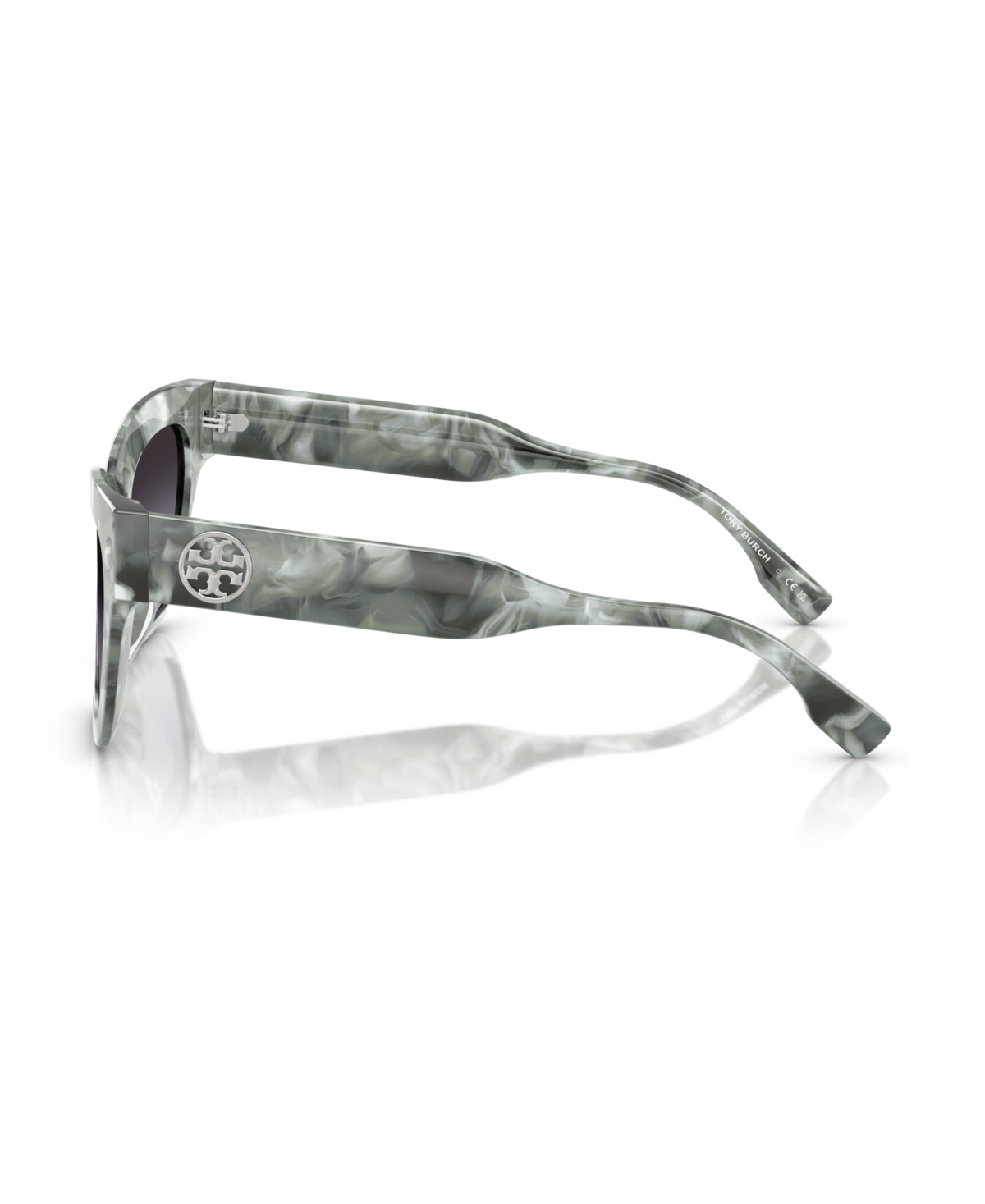 Tory Burch Woman Sunglass Ty7208u In Black Marble