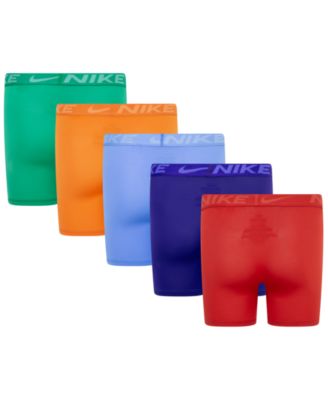 Big Boys Dri-FIT Polyester Color Pop Boxer Briefs Underwear, 5-Pack