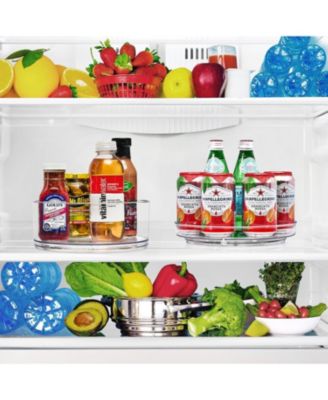 Clear Acrylic Lazy Susan Organizer 3 Pack - for Fridge, Pantry, Cabinet, Table, Makeup, Set