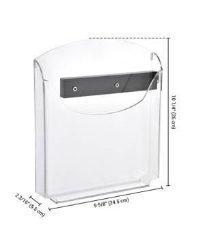 Brochure Holder for Dual Use Prize Wheel Clear Acrylic Display Stand Tradeshow