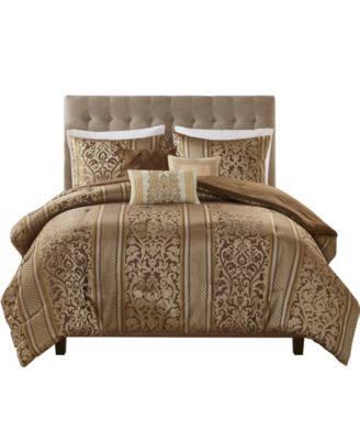 Bella Jacquard 6-Pc. Comforter Set, King/California King