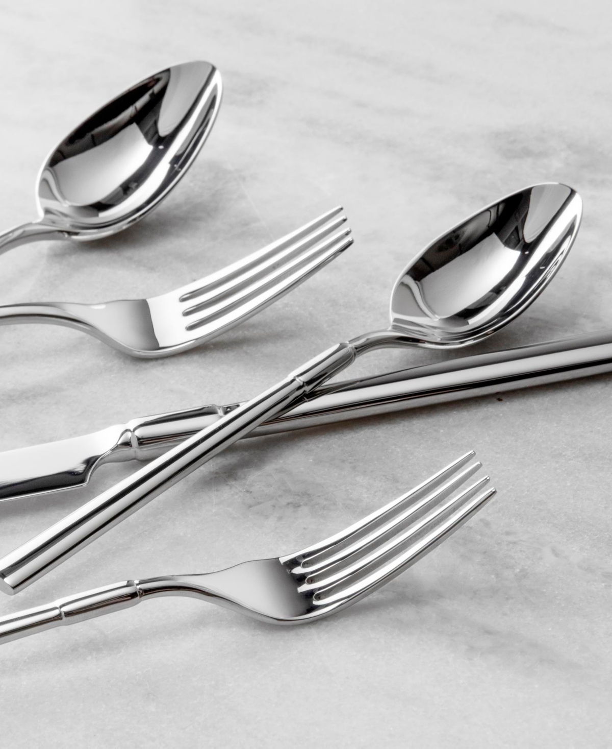 Fortessa Lloyd 60-pc. Flatware Set, Service For 12 In Stainless Steel