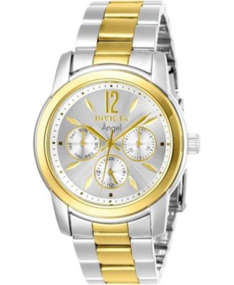 Women's 11735 Angel Quartz 3 Hand Silver Dial Watch