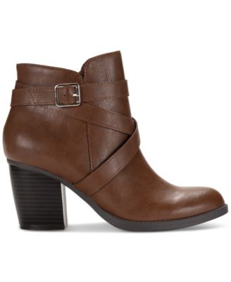 Women's Zetaa Strappy Belt-Heel Booties