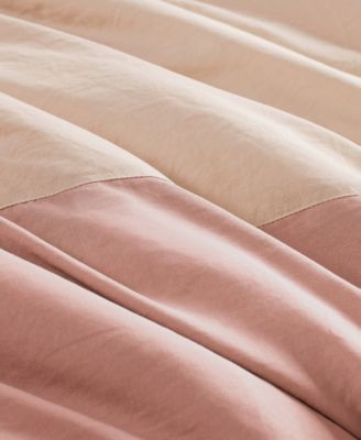 Miro Soft Washed Color Block 2-Pc. Comforter Set, Twin/Twin XL