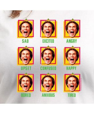 Plus Size Elf Face Grid Graphic T-shirt