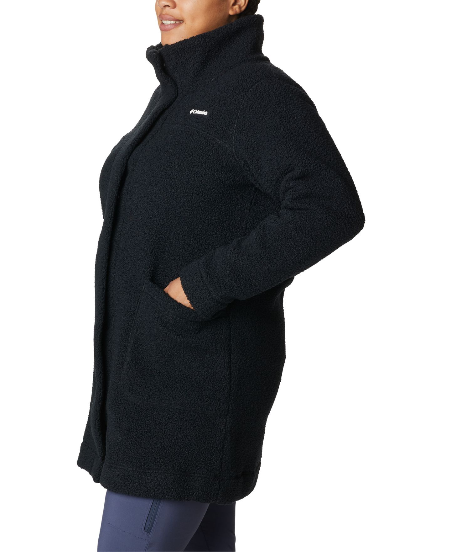 Женская куртка Columbia Plus Size Panorama Long, цвет: Чёрный — фото 2