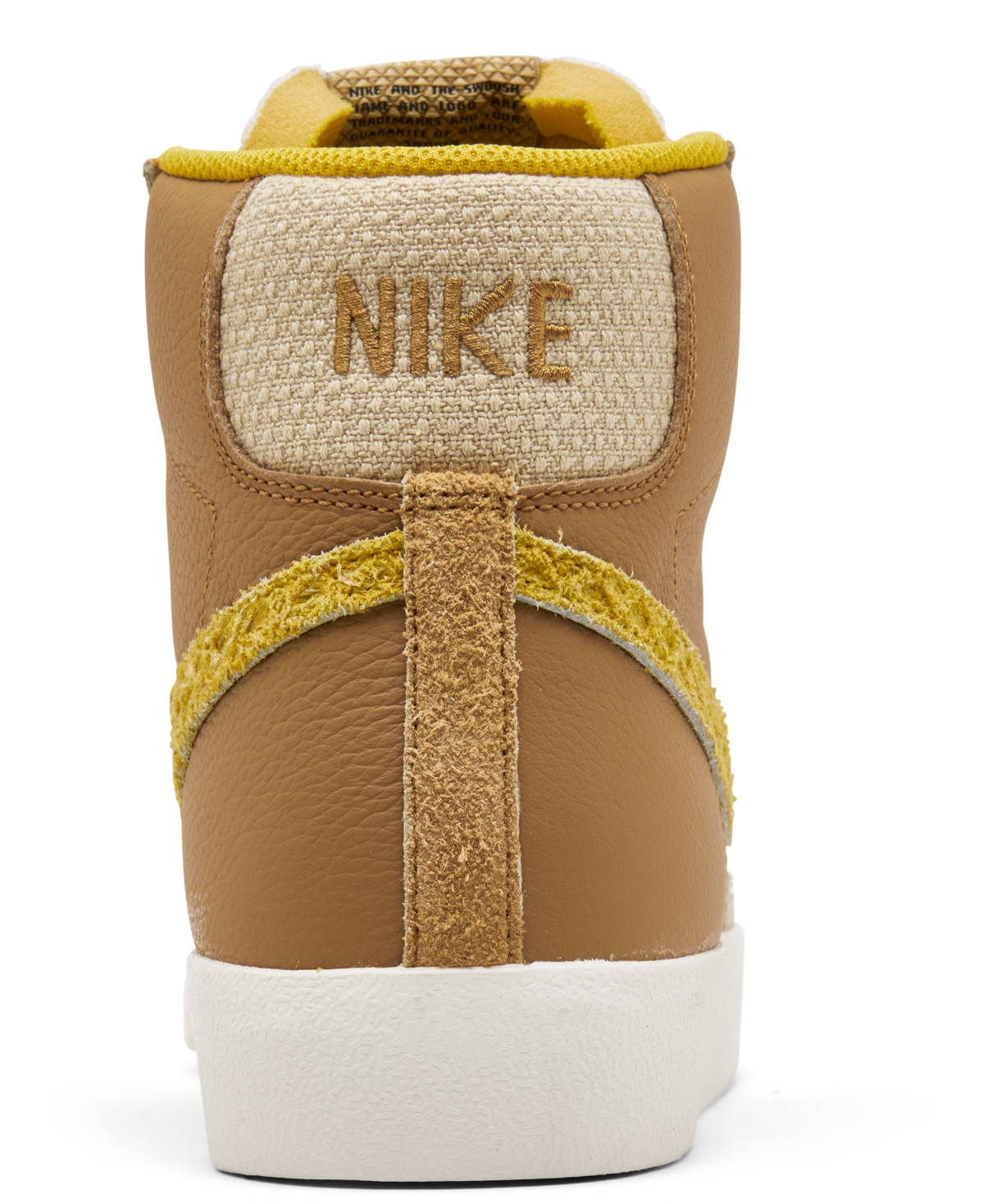 Nike Men's Blazer Mid '77 Vintage Casual Sneakers from Finish Line -Vivid Sulfur