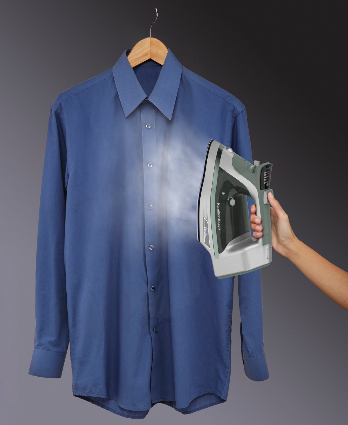 Hamilton Beach Durathon Digital Nonstick Iron In Green