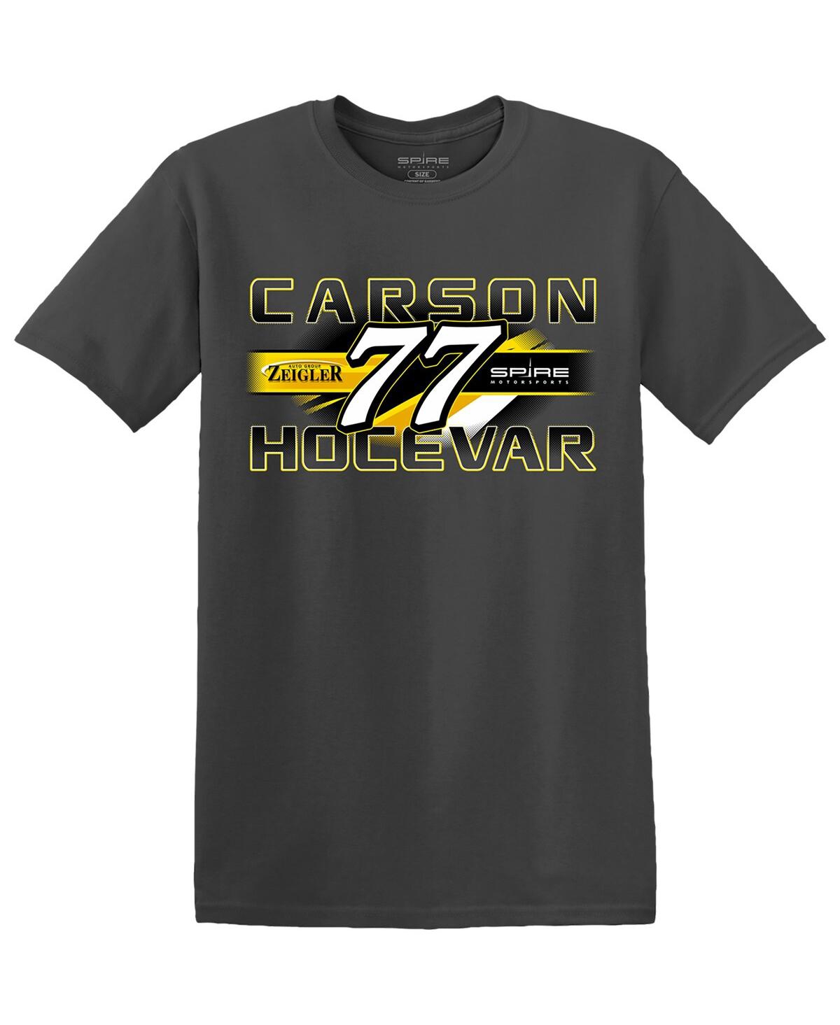 E2 Apparel Men's Charcoal Carson Hocevar Zeigler Auto Group T-shirt In Charcoal