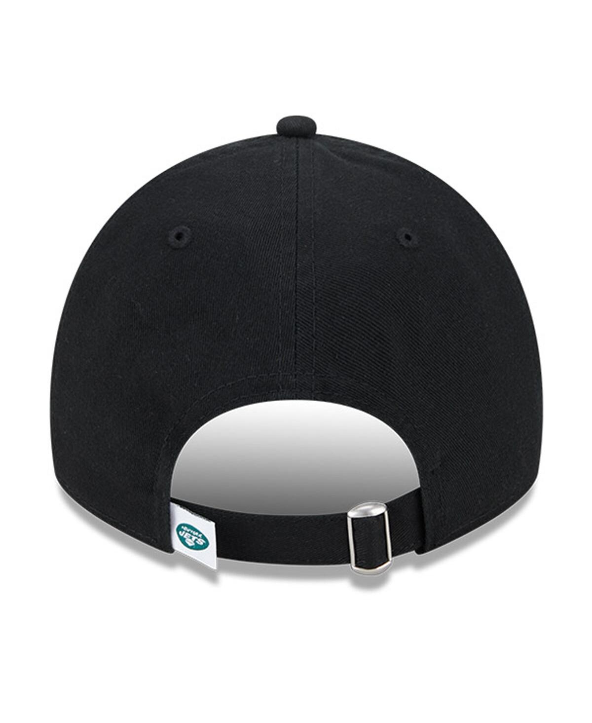 New Era Women's Black New York Jets Main Core Classic 2.0 9twenty Adjustable Hat In Black