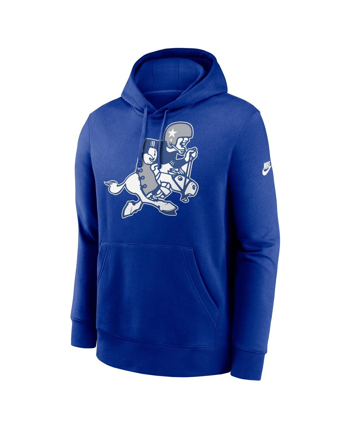 Nike Royal Dallas Cowboys Sideline Standard Issue Alt 2 Dri-fit Hoodie In Royal
