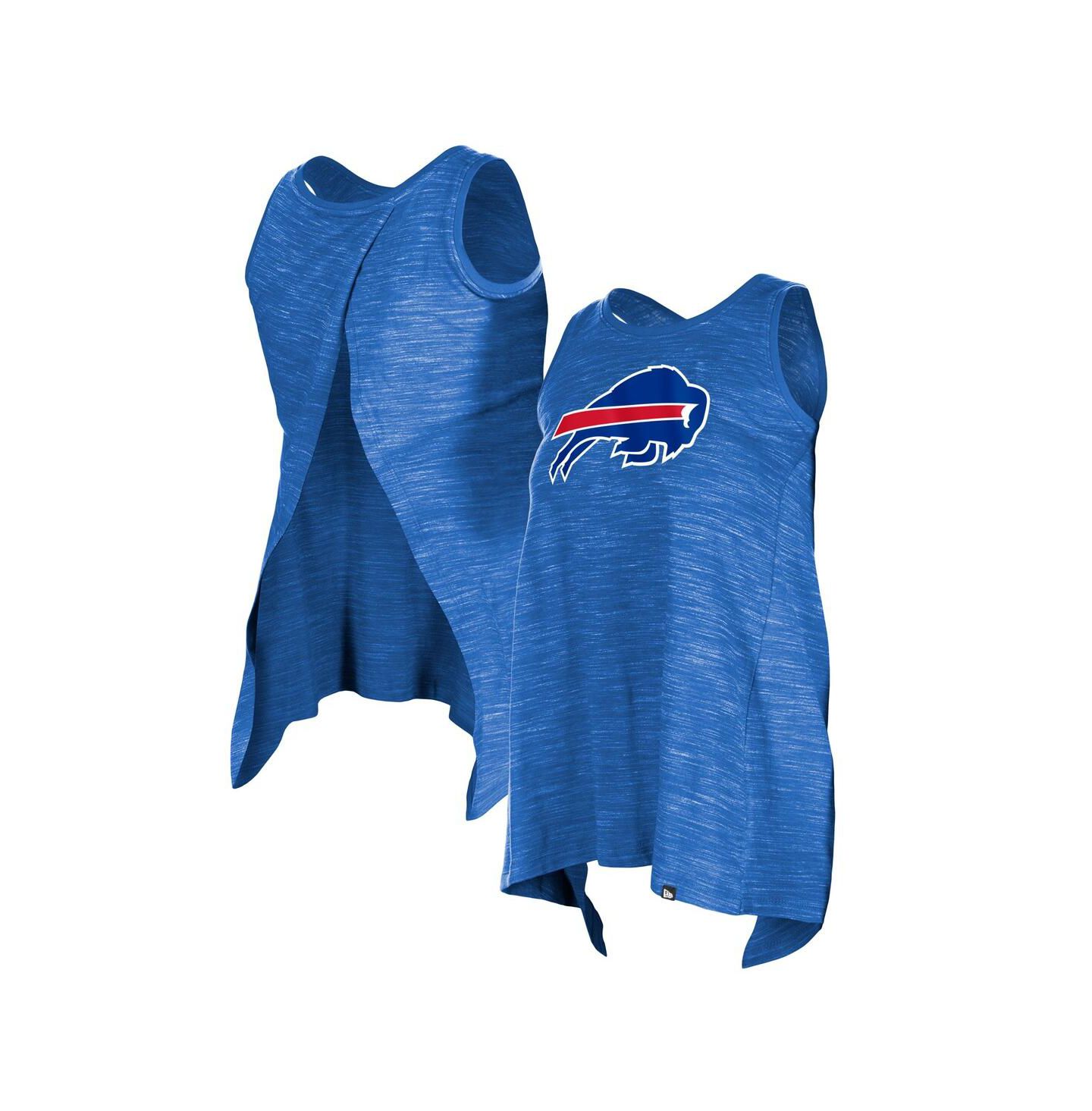 Женский топ New Era Royal Buffalo Bills Plus Size Space Dye Active — фото 1