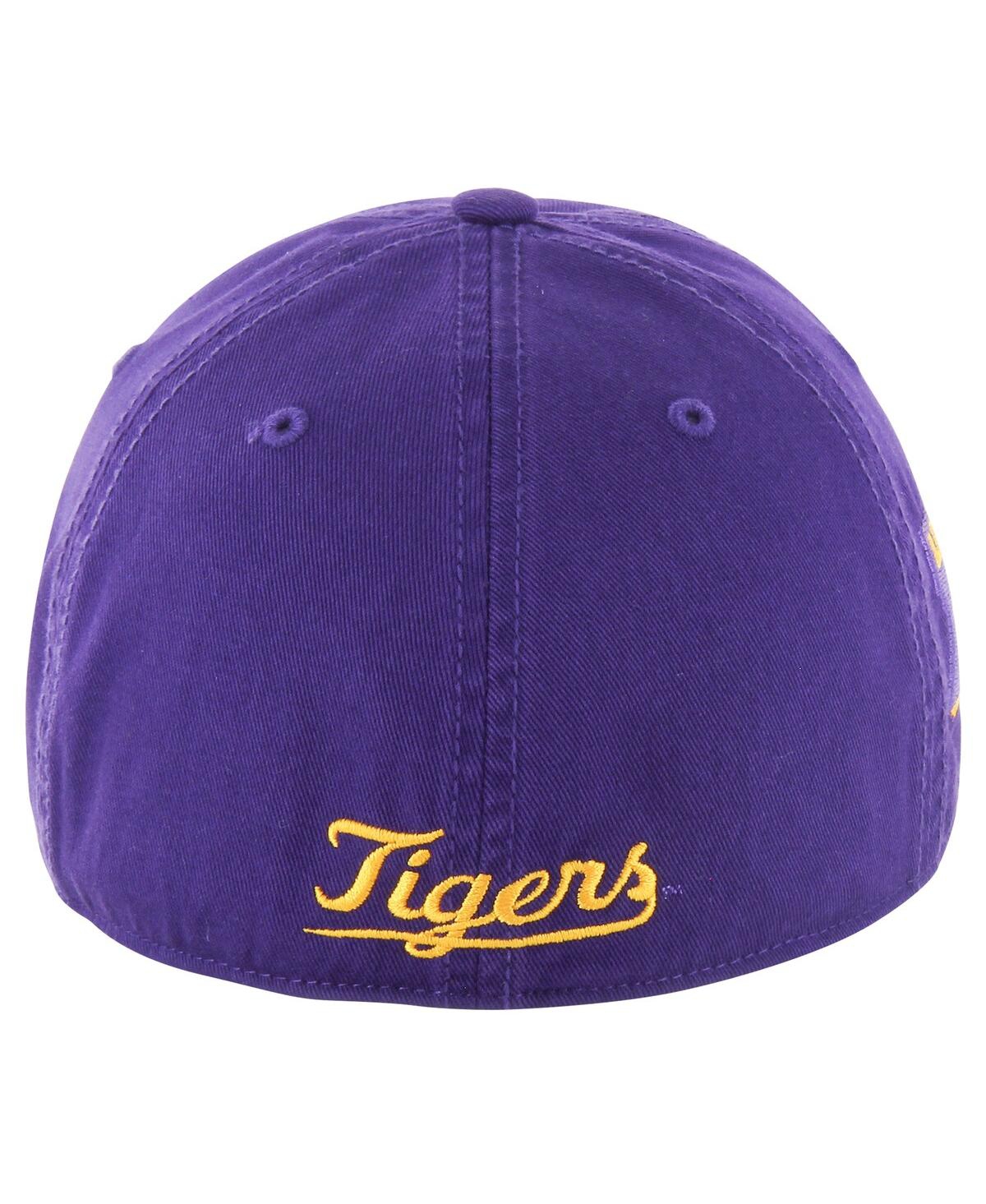 Shop 47 Brand Men's Purple Lsu Tigers Vintage Sure Shot Franchise Fitted Hat