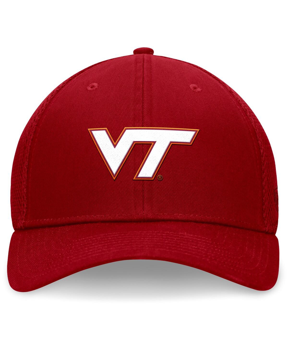 Top Of The World Men's Maroon Virginia Tech Hokies Spacer Flex Hat In Maroon