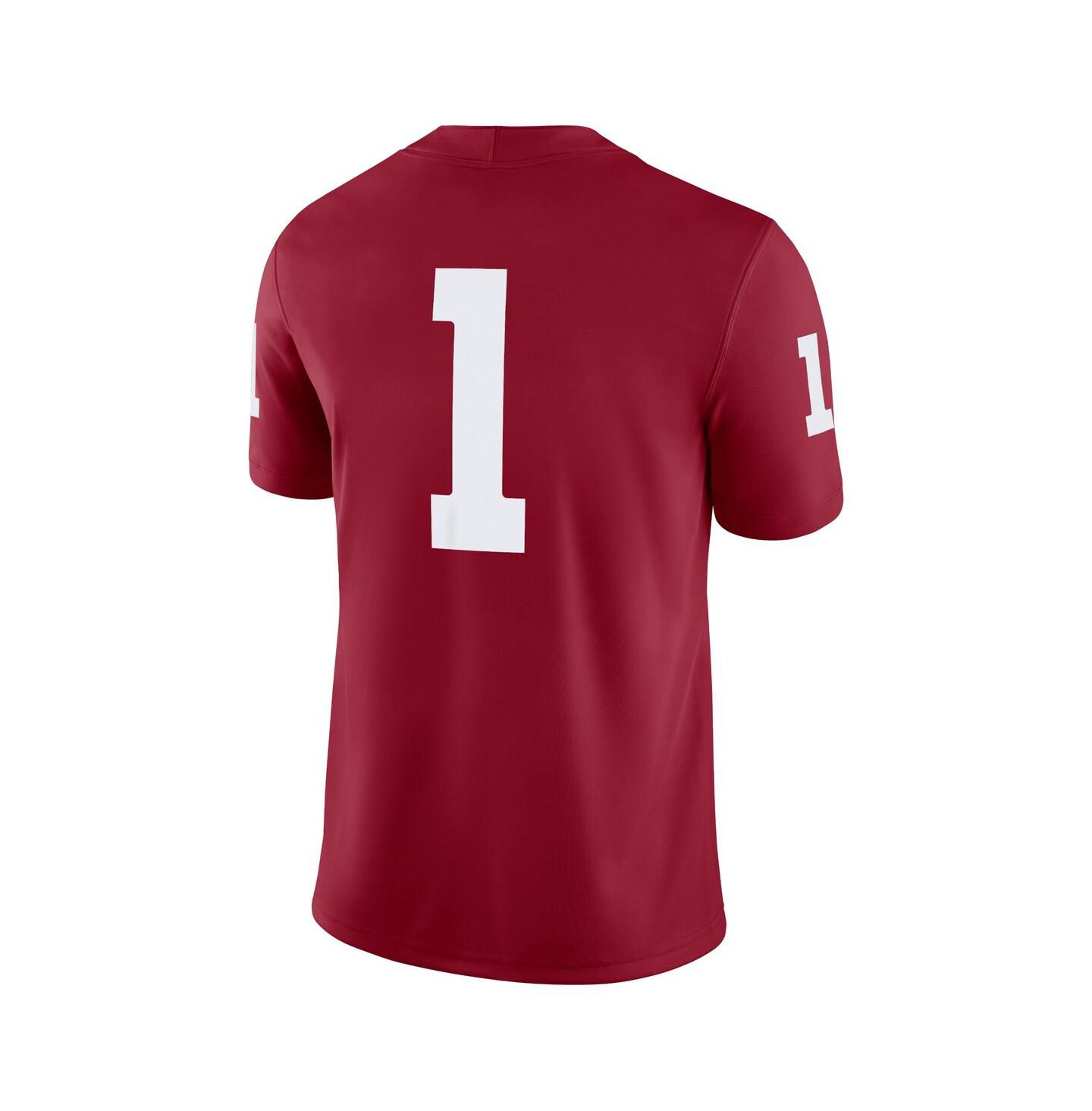 Мужской топ Jordan 1 Crimson Oklahoma Sooners Game Jersey — фото 2