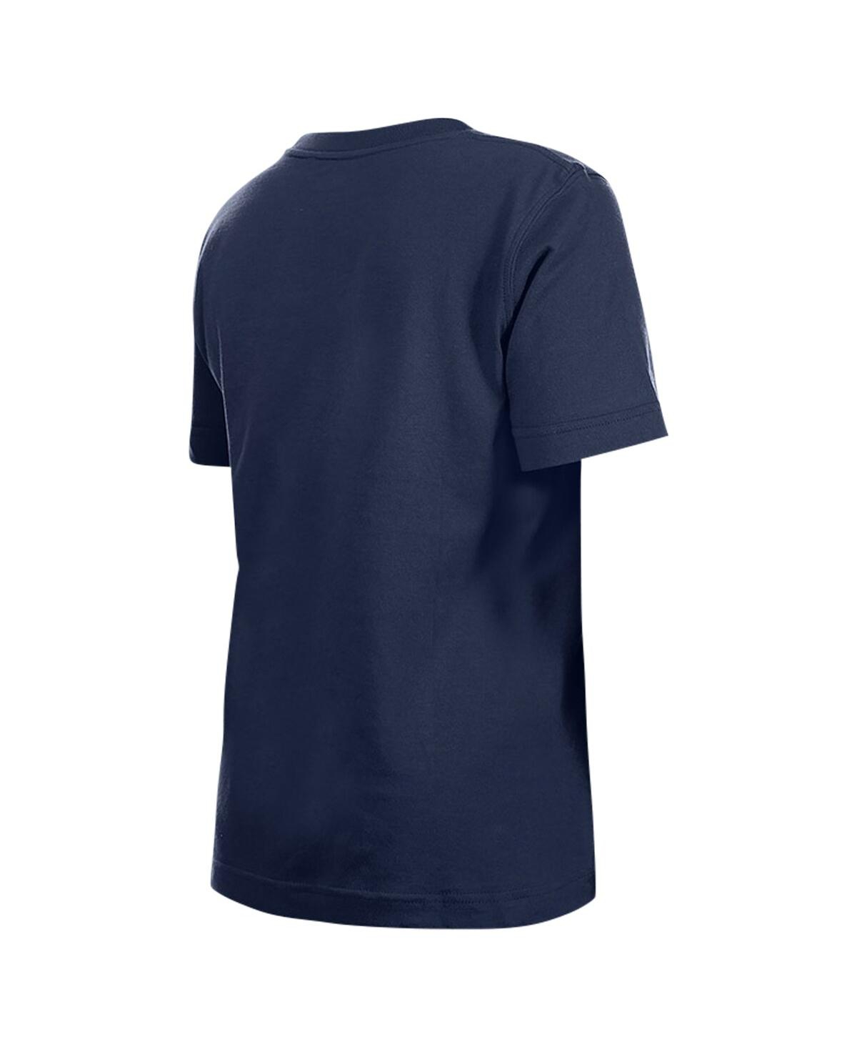 NEW ERA BIG BOYS AND GIRLS NAVY BOSTON RED SOX T-SHIRT 