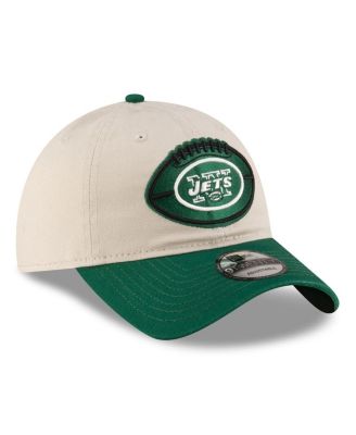 Men's Stone/Green New York Jets 2024 Sideline Historic 9TWENTY Adjustable Hat