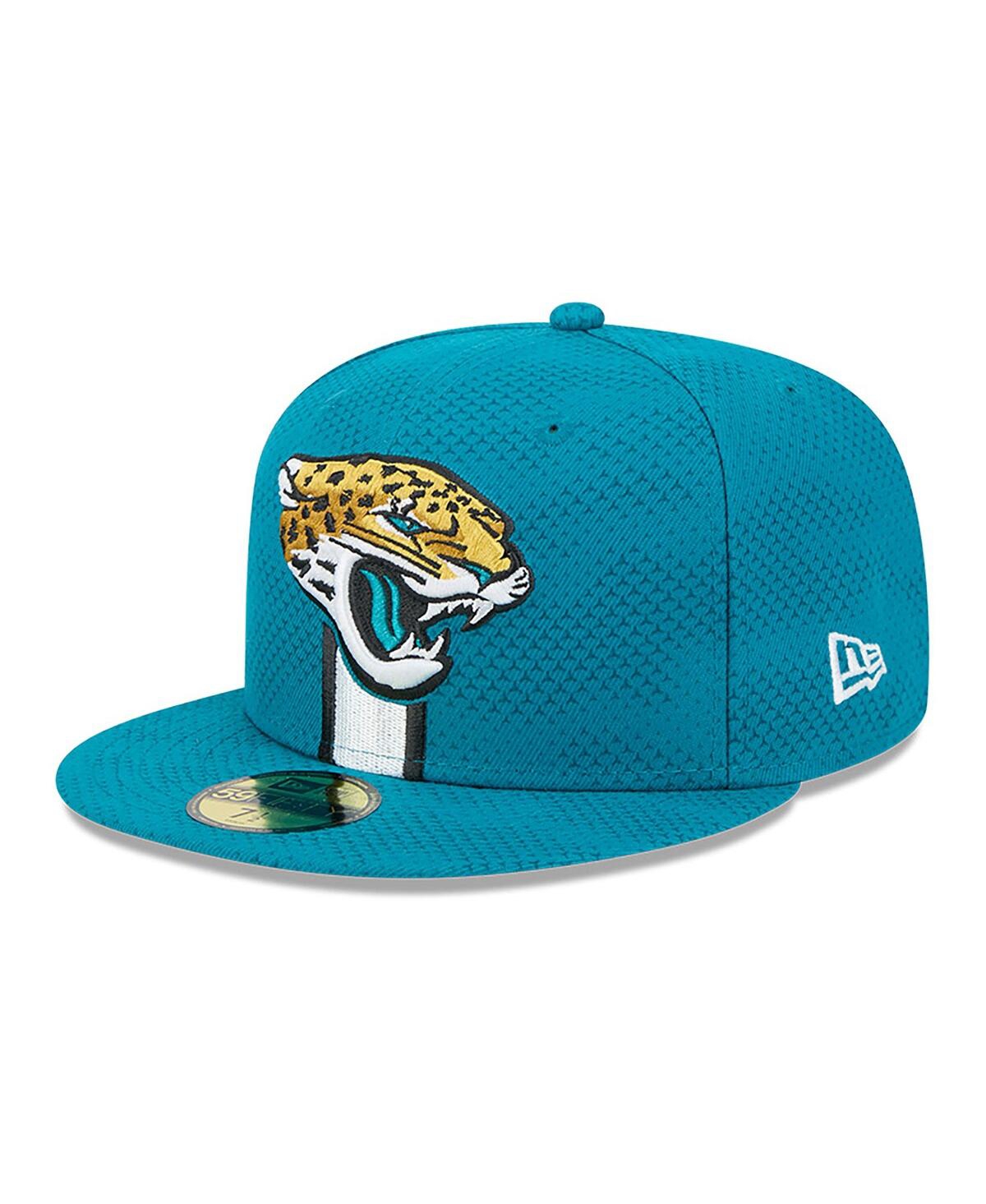 New Era Men'sJacksonville Jaguars 2024 Sideline 59FIFTY Fitted Hat - Teal