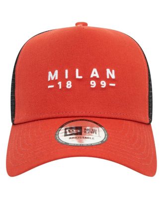 Men's Brown AC Milan 9FORTY A-Frame Trucker Adjustable Hat