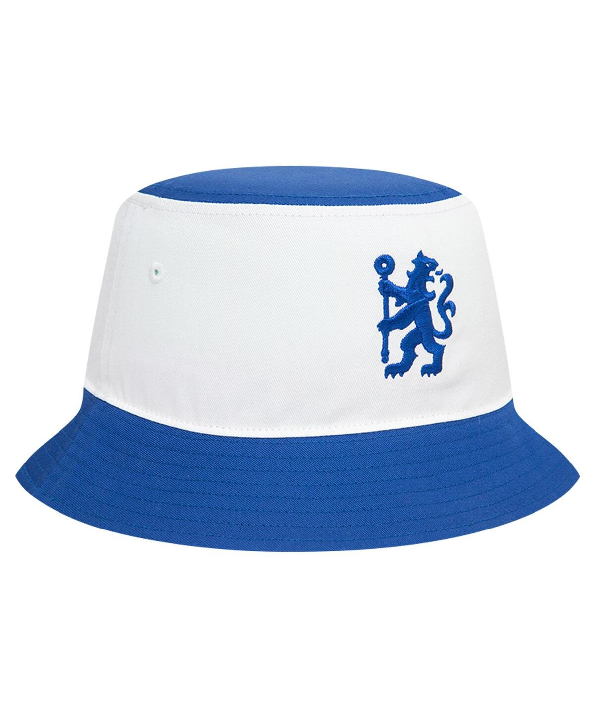 NEW ERA MEN'S BLUE CHELSEA COLOR BLOCK BUCKET HAT 