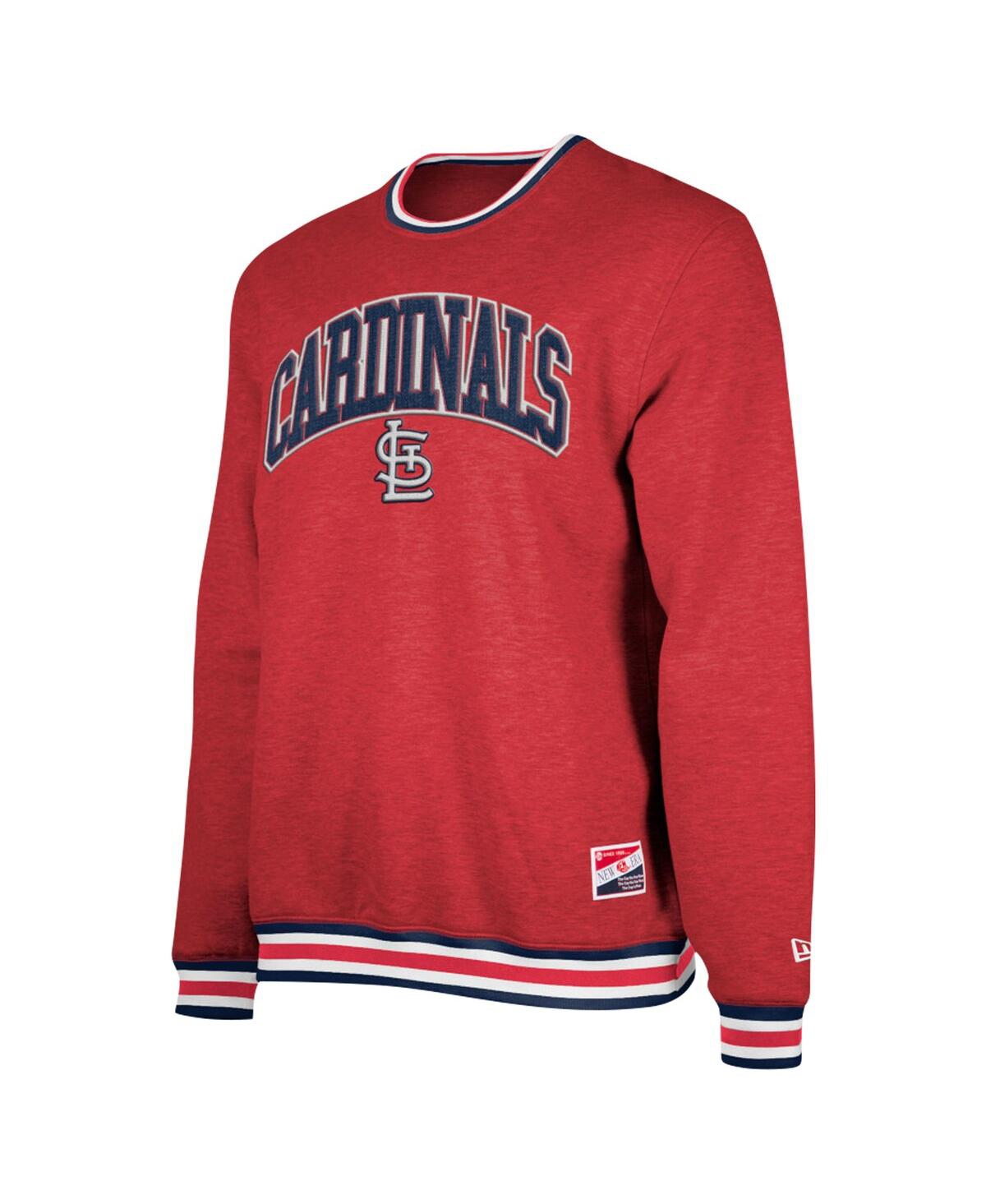 Shop New Era Men's Red St. Louis Cardinals Father's Day Pullover Sweatshirt