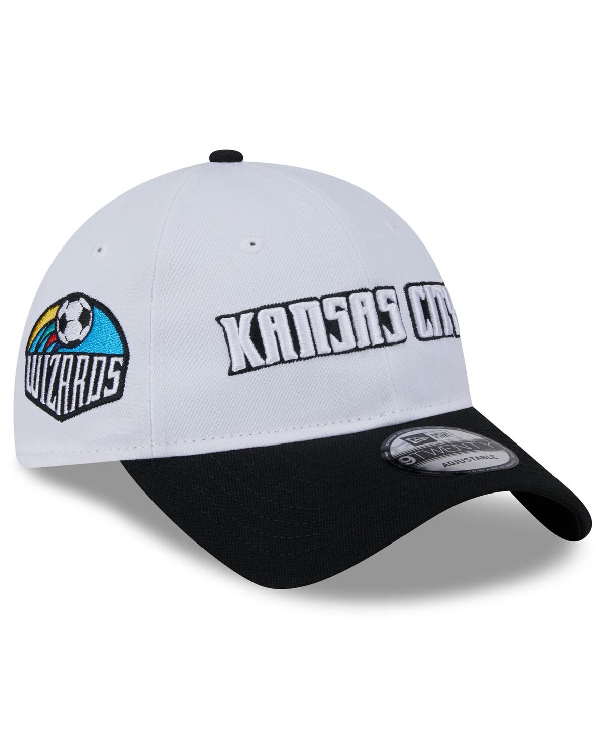 New Era Men's White Sporting Kansas City 2024 9twenty Adjustable Hat