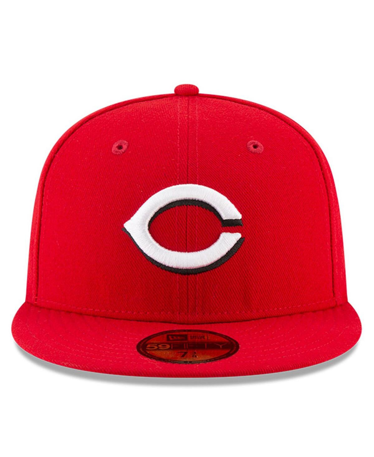 New Era Men'sCincinnati Reds National Baseball Hall of Fame 59FIFTY Fitted Hat - Red