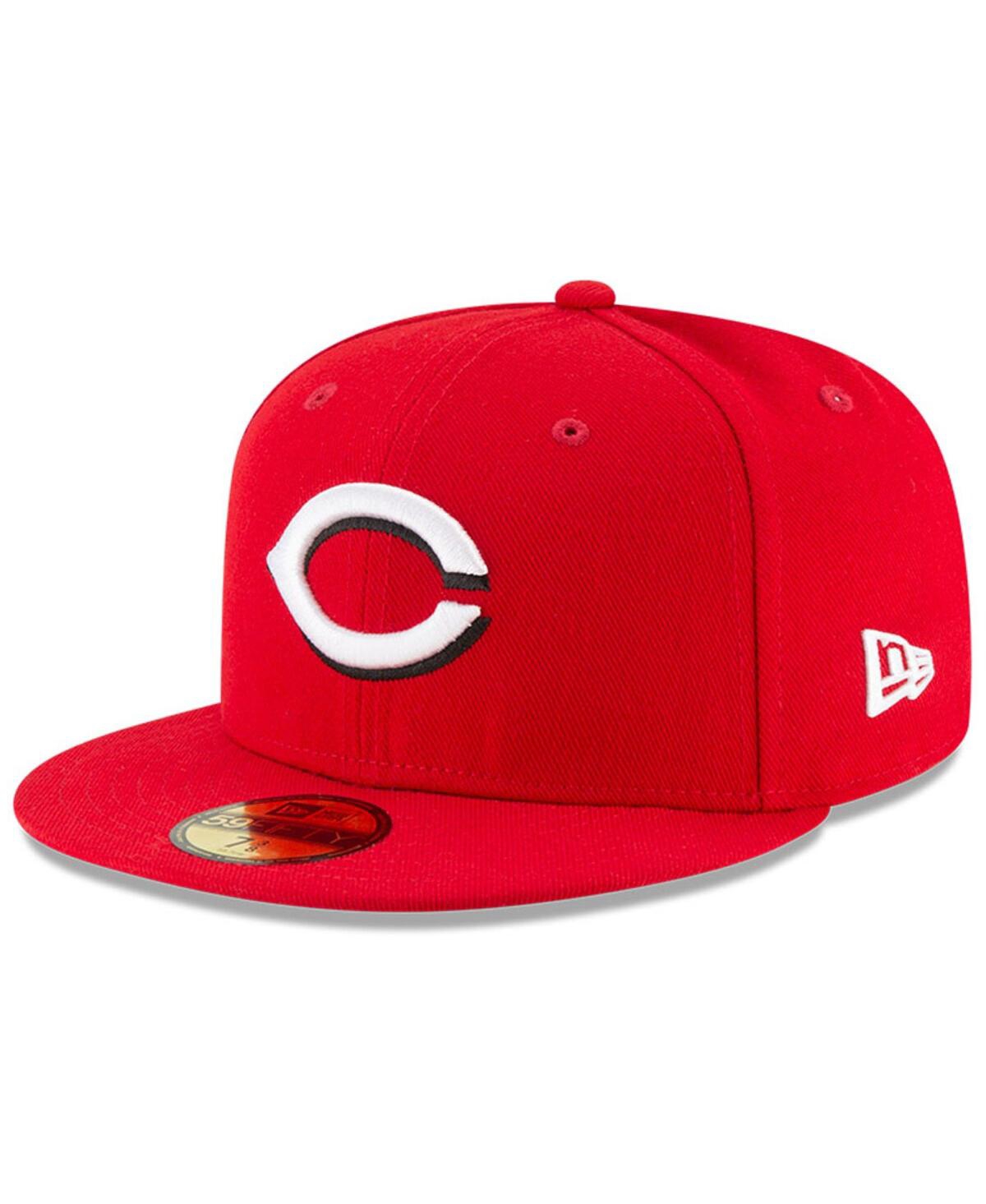 New Era Men'sCincinnati Reds National Baseball Hall of Fame 59FIFTY Fitted Hat - Red