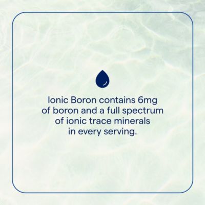 Liquid Ionic Boron | 6 mg Boron | Supports Normal Bone Metabolism, Brain Function & Joints | with Ionic Trace Minerals, Magnesium + Chloride | 48 Servings, 2 fl oz (1 Pack)
