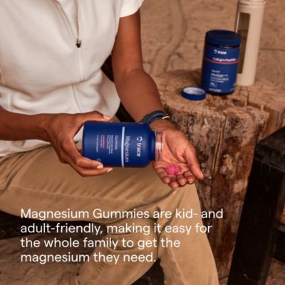 Magnesium 84mg – Chewable gummies for bone, heart, immune health, relaxation & sleep. Tangerine flavor, 120 gummies