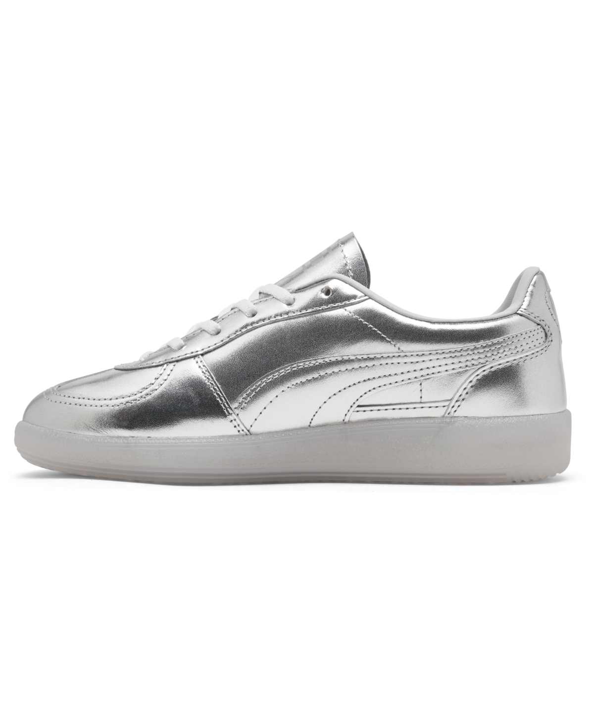 Puma Palermo Chrome Sneaker In Silver,grey