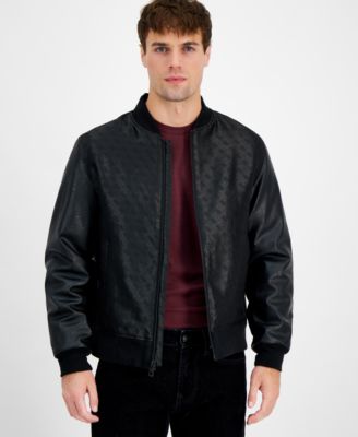 Macys mens varsity jacket best sale