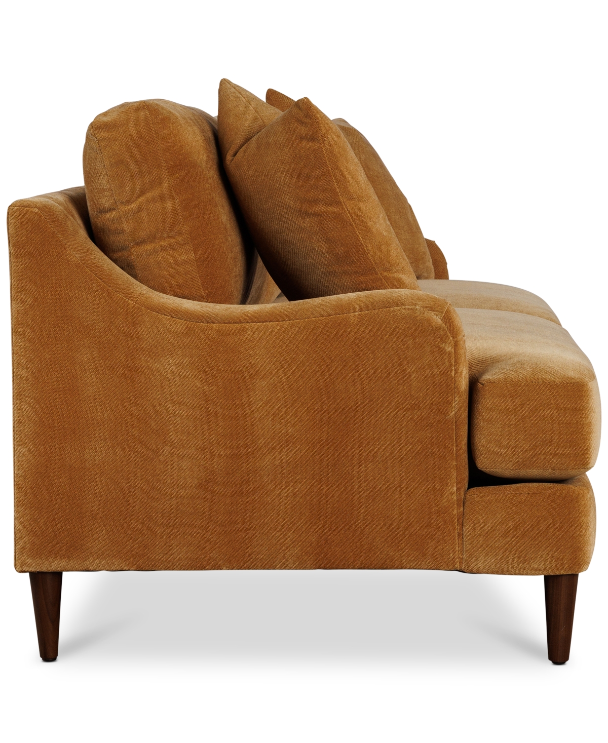 Macy's Leidie 81" Fabric Sofa, Created For  In Ginger