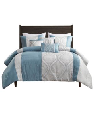 Lori Jacquard 6-Pc. Comforter Set, King/California King