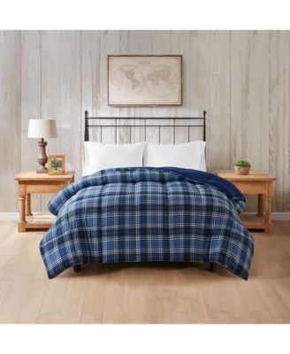 Lightweight Reversible Down Alternative Microfiber Comforter, Full/Queen, Exclusively at Macy’s