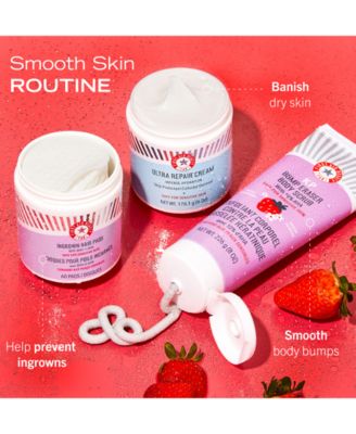 KP Bump Eraser Body Scrub With 10% AHA - Fresh Strawberry, 8 oz.