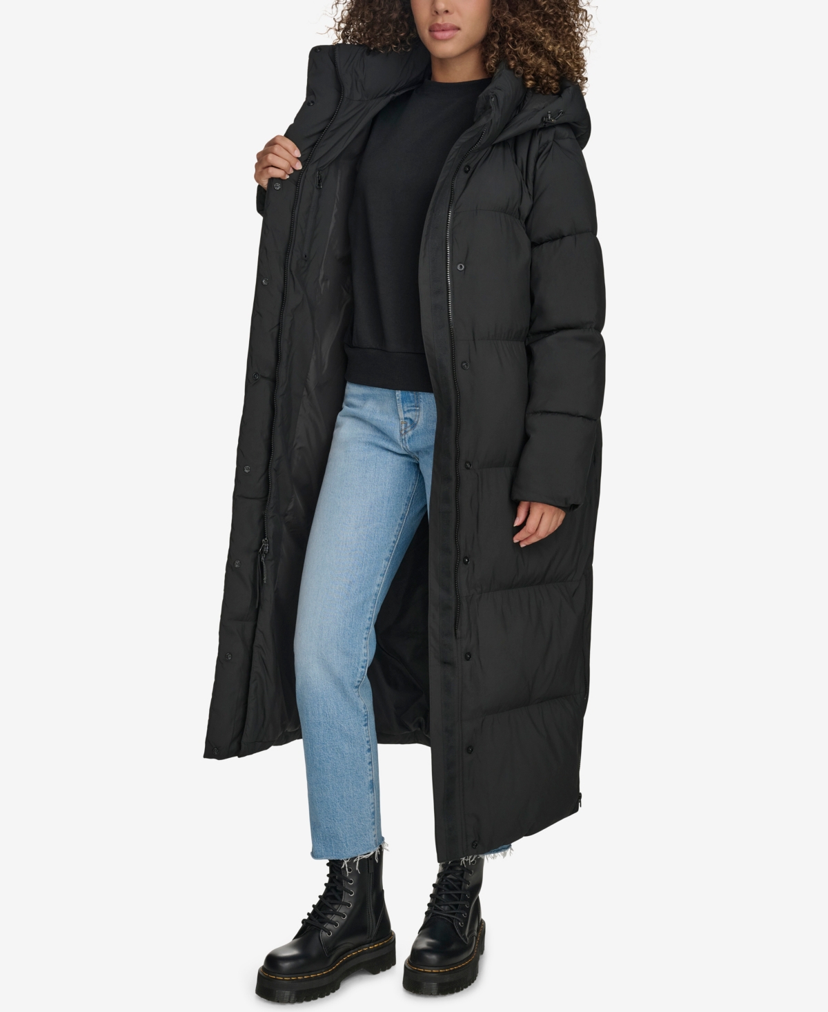 LEVI'S WOMEN'S EXTRA LONG QUILTED PARKA 