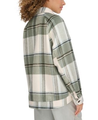 Women's Wool Blend Shirt Jacket