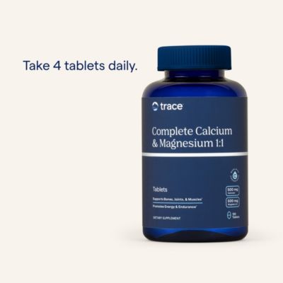 Complete Calcium & Magnesium 1:1  120 Tablets (30 Servings)