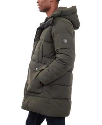 Men's Heavyweight Hooded Long Puffer Coat