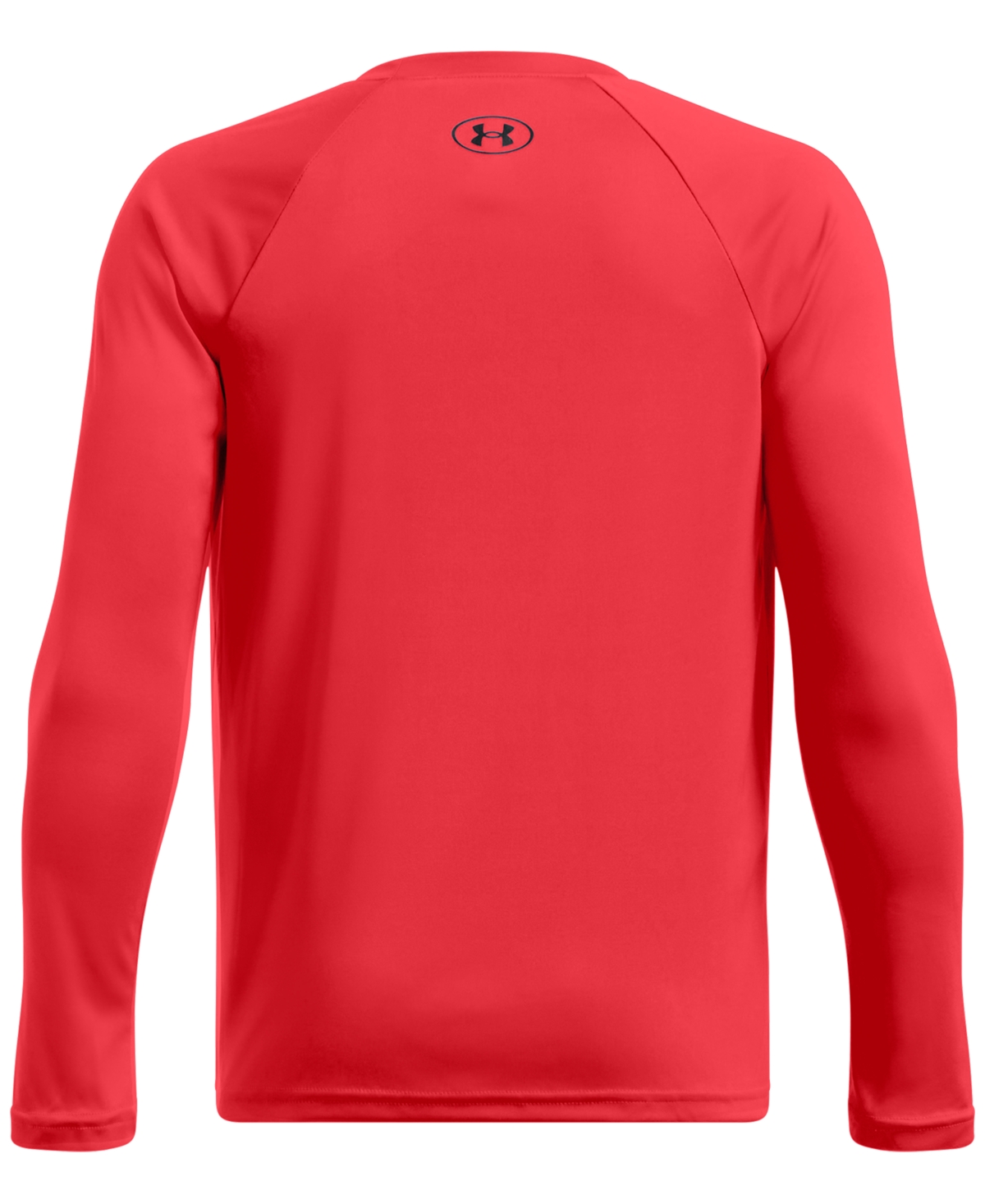 Under Armour Big Boys  Tech Hybrid Print Fill Long Sleeves T-shirt In Red