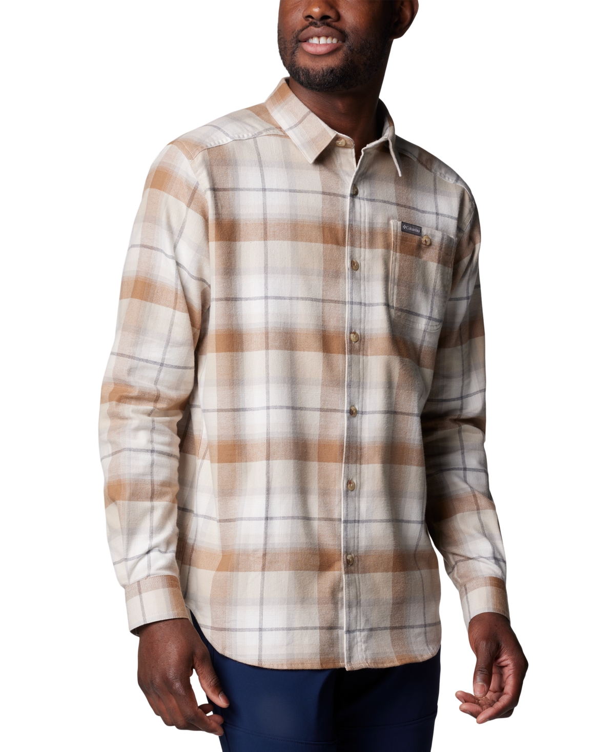 Columbia Men's Cornell Woods Flannel Long Sleeve Shirt