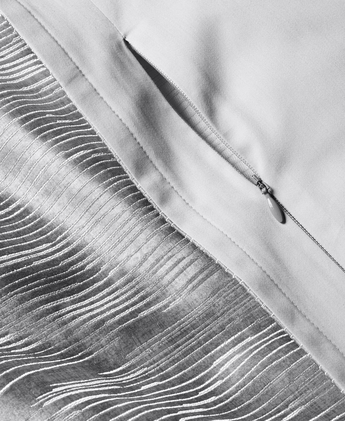 Hotel Collection Linear Ogee 3-pc. Comforter Set, King, Exclusively At Macy's In Silver