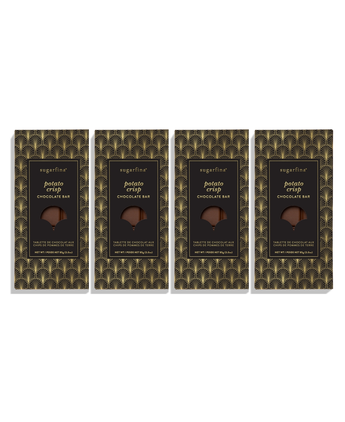 Sugarfina Potato Crisp Chocolate Bar, 4 Pack